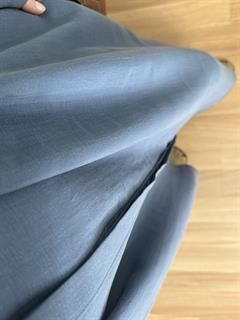 Onica İndigo Tensel Modal Kumaş Kemerli Gömlek Elbise