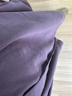 Onica Mürdüm Tensel Modal Kumaş Kemerli Gömlek Elbise