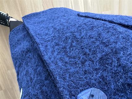 Orita Lacivert ZR Model Çift Düğmeli Kırçıllı Ceket