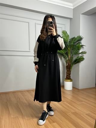 Rina Kol Detaylı Tasarım Elbise