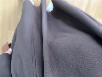 Rinda Acı Kahve İnce Kot Kuşaklı Elbise 