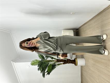 Roselin Haki Oysh Modal Kumaş Tasarım Takım