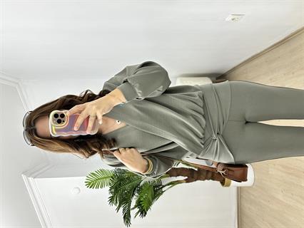 Roselin Haki Oysh Modal Kumaş Tasarım Takım