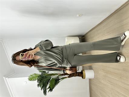 Roselin Haki Oysh Modal Kumaş Tasarım Takım