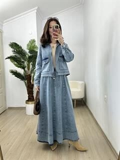 Rossa Kot Ceket Etek Takım