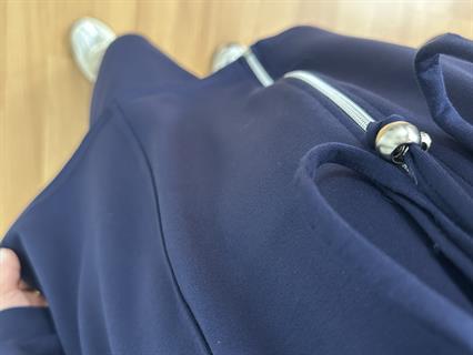 Rova Lacivert Modal Bel Bağlama Deralı Şalvarlı Takım