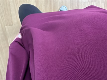 Sera Bordo Likralı V Yaka Basic Bluz 