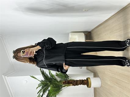 Siyah Biyeli Modal Eşofman Takımı