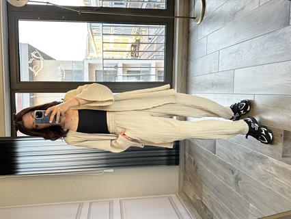 Taş Gofre Kimono Şalvar Takım