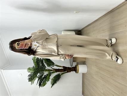 Taş Modal Çelik Fermuarlı Eşofman Takımı