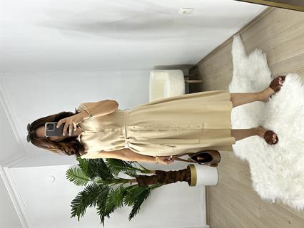 Taş Orjinal MSSM Marka Tensel Kumaş Gömlek Elbise