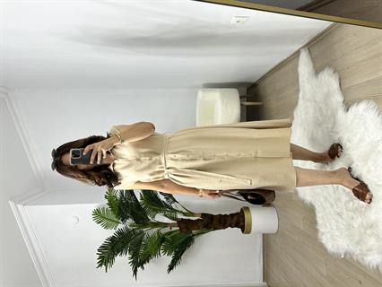 Taş Orjinal MSSM Marka Tensel Kumaş Gömlek Elbise