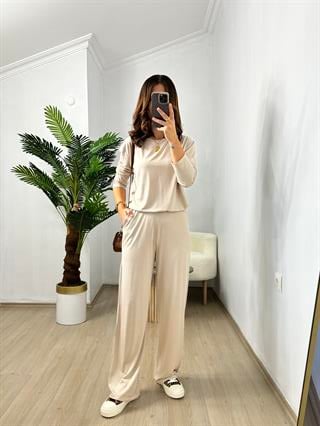 Taş Orjinal Oysh Marka Modal Kumaş Uzun Kollu Eşofman Takımı