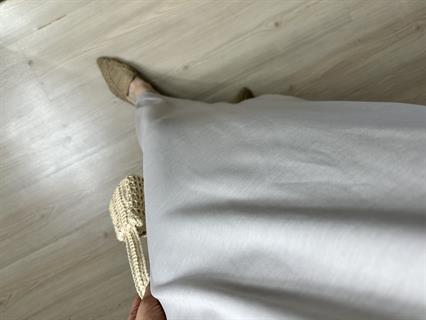 Taş Rengi Penye Modal Kumaş Yandan Yırtmaçlı Uzun Elbise