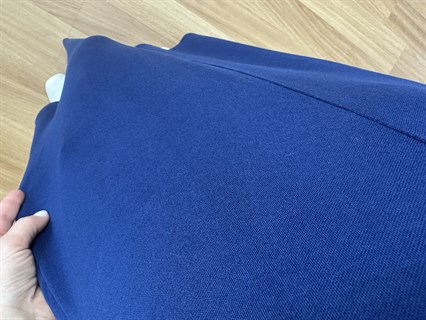 Trio Lacivert Düşük Kol Pike Modal Elbise 