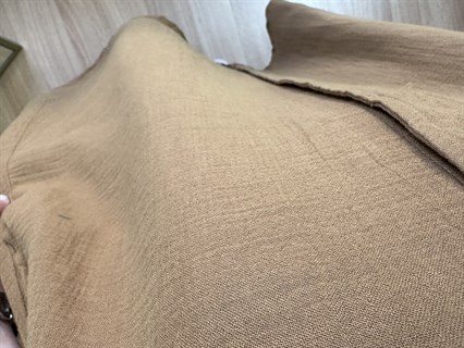 Viena Tarçın Düğme Detaylı Müslin Elbise 