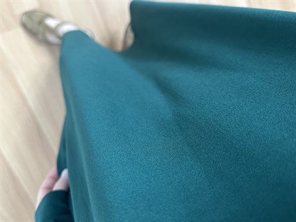 Yasmin Zümrüt Yeşili Likralı Basic Elbise 