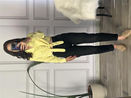 ZR Model Siyah Mom Jean