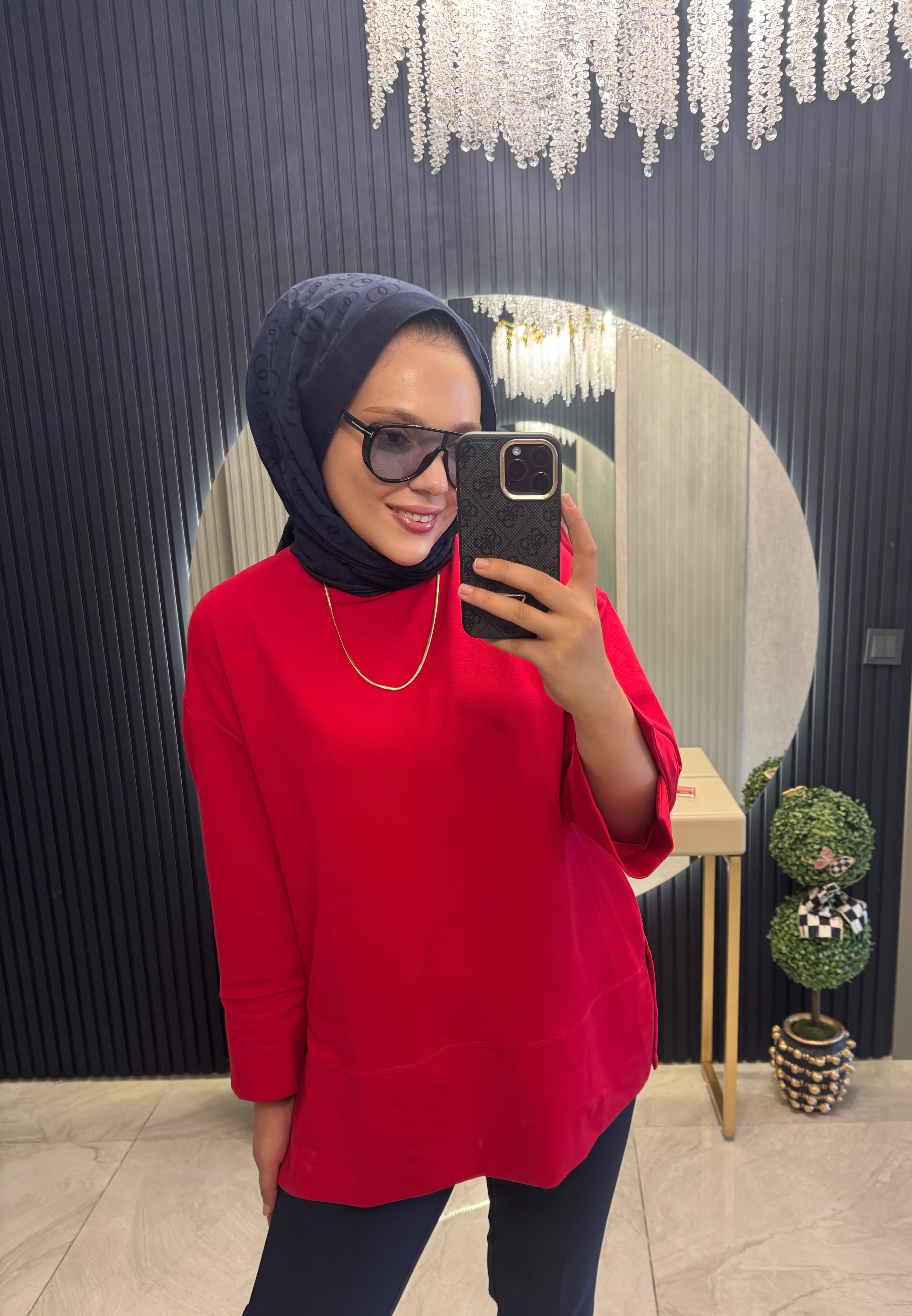 Basic Sweatshirt Kırmızı