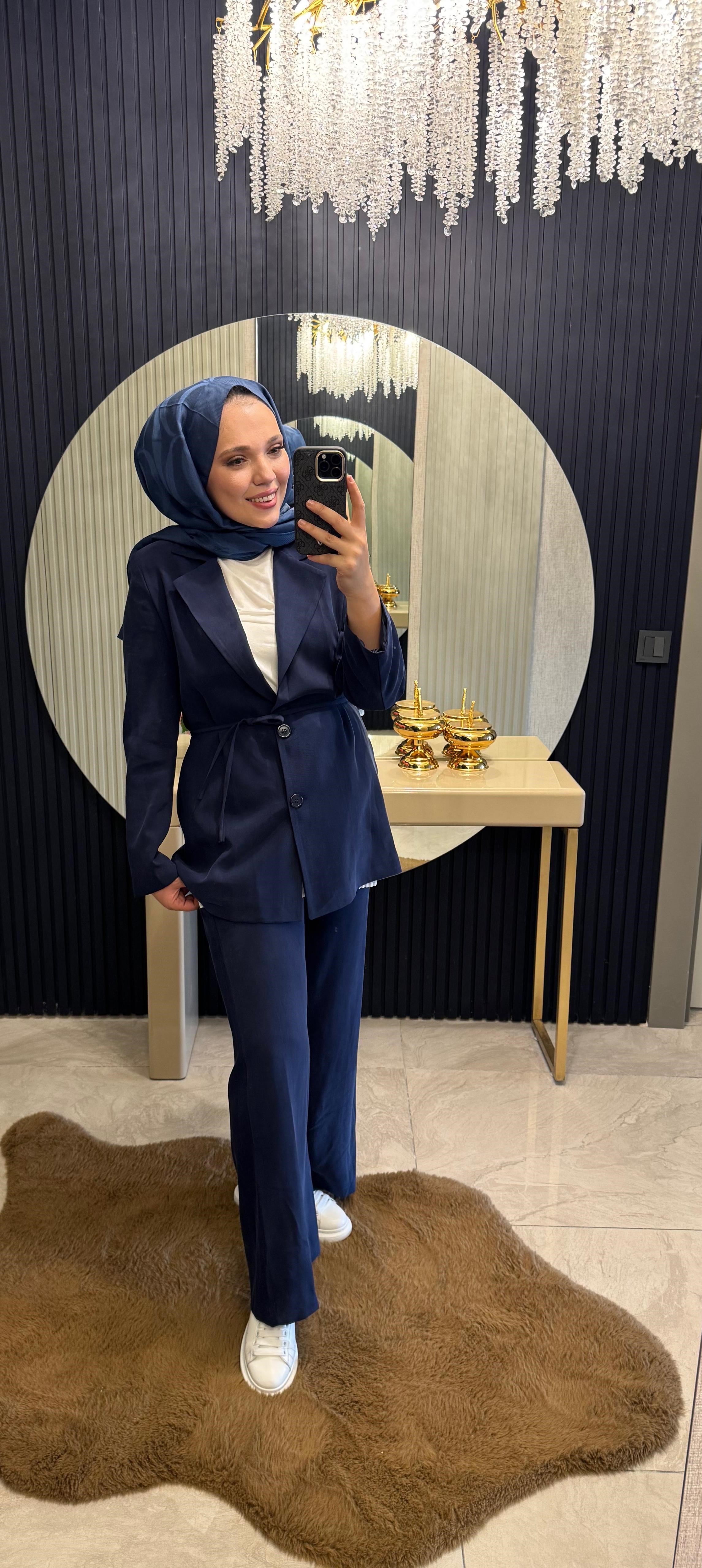 Mira Ceketli Takım Lacivert