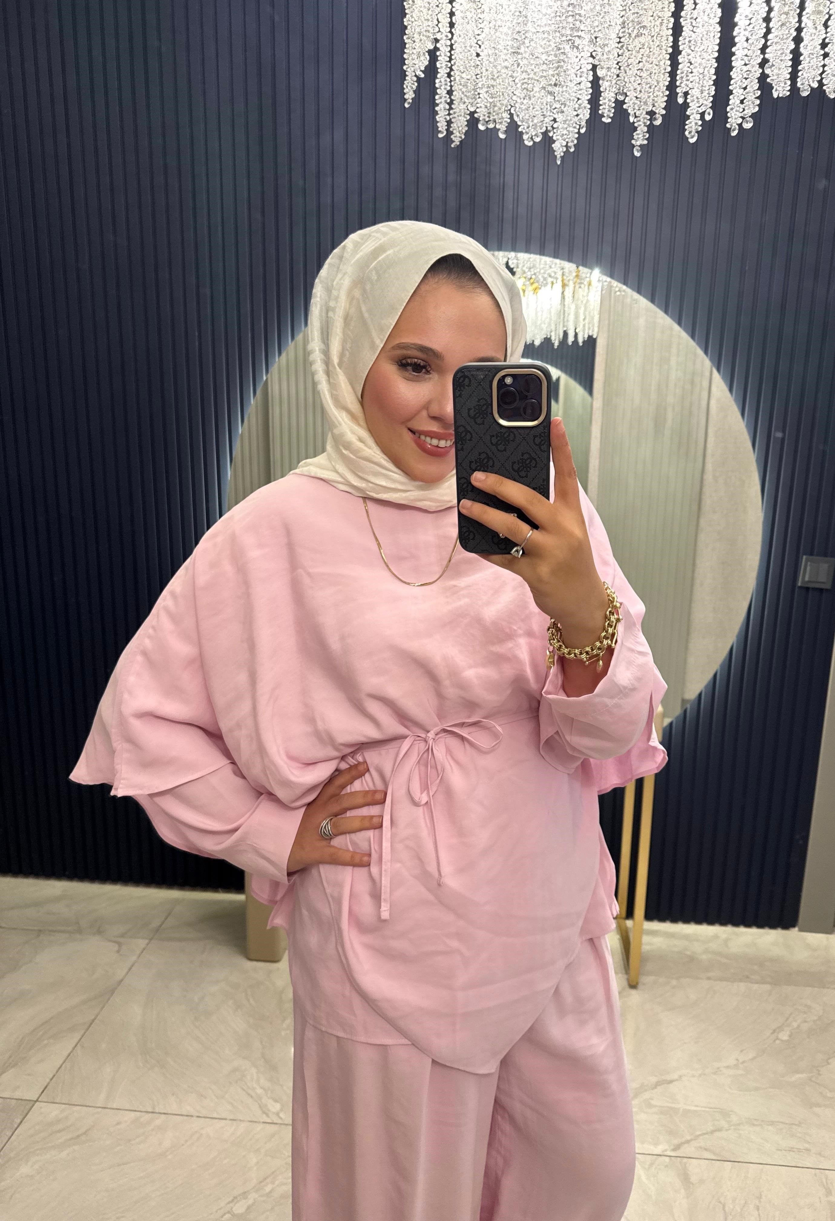 Pelerin Takım Pembe