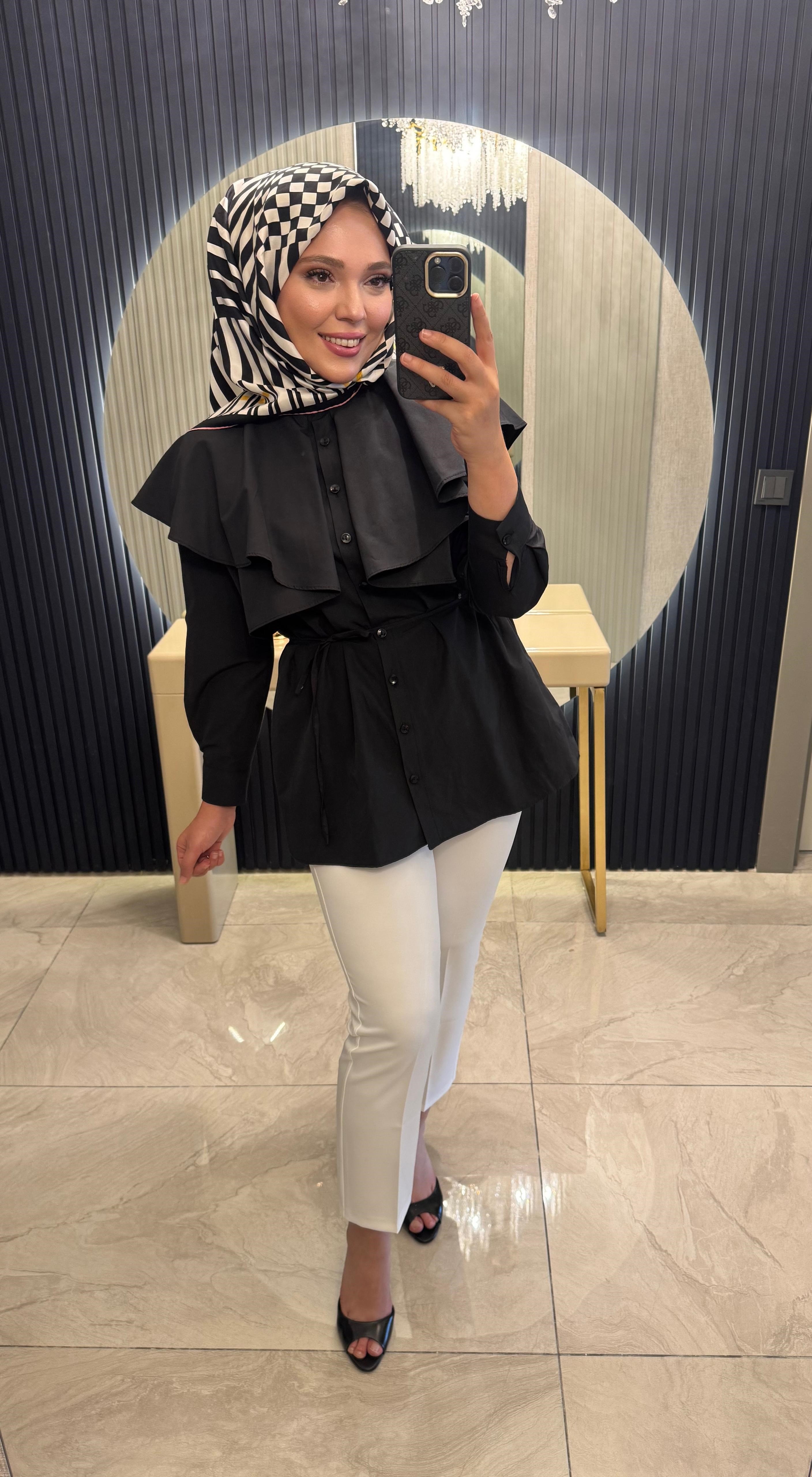 Poplin Gömlek Siyah