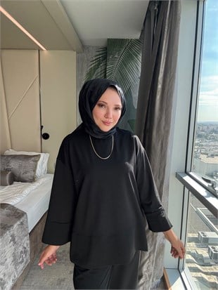 Basic Sweatshirt Siyah