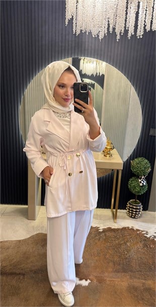 Ceketli Takım Pembe