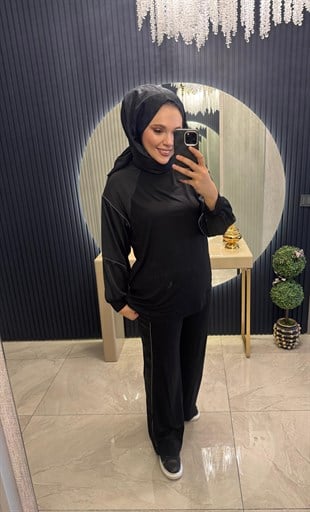 Spor Takım Siyah 8642