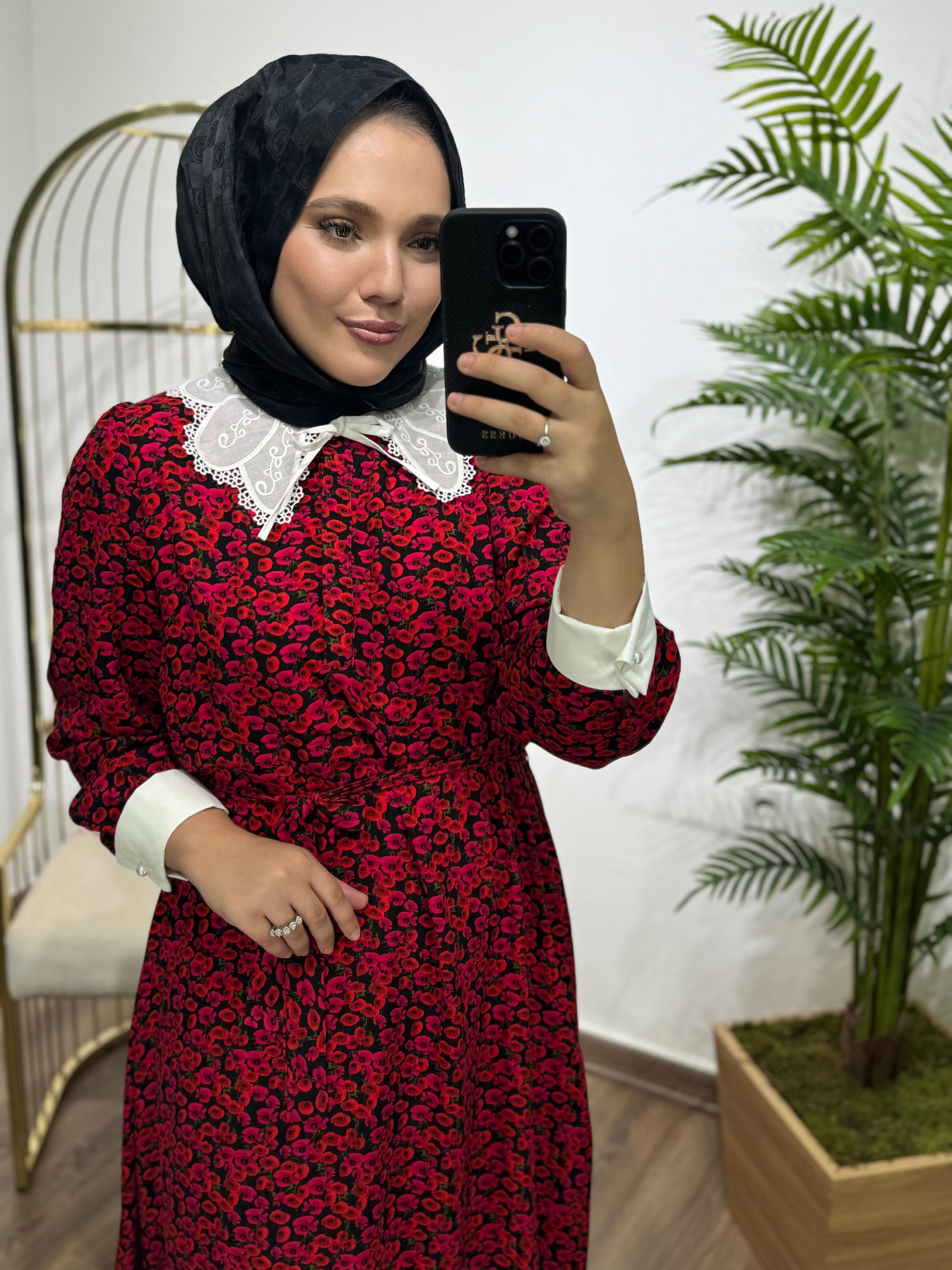 ÇITI PITI ELBİSE KIRMIZI 