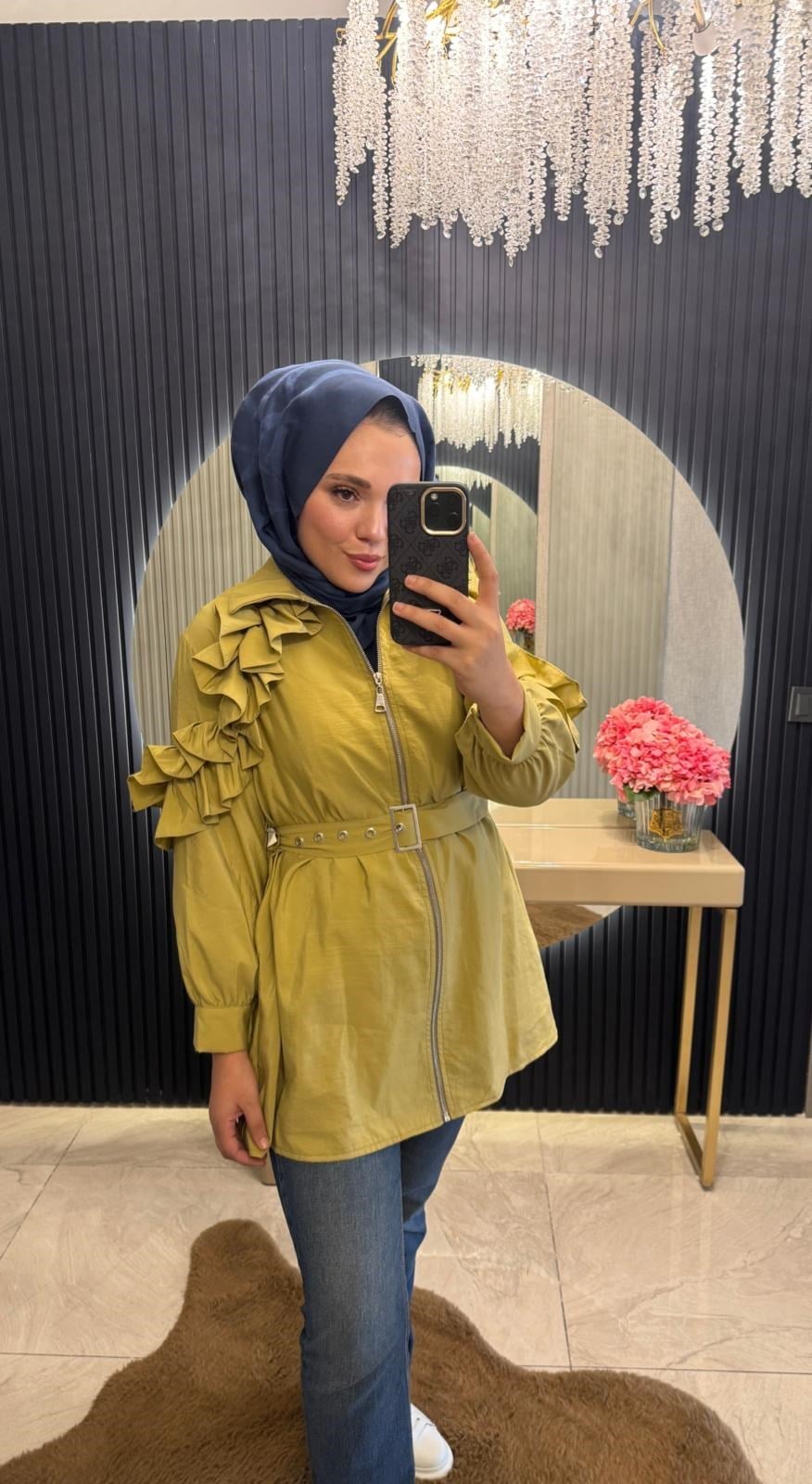 Fırfır Ceket Sarı