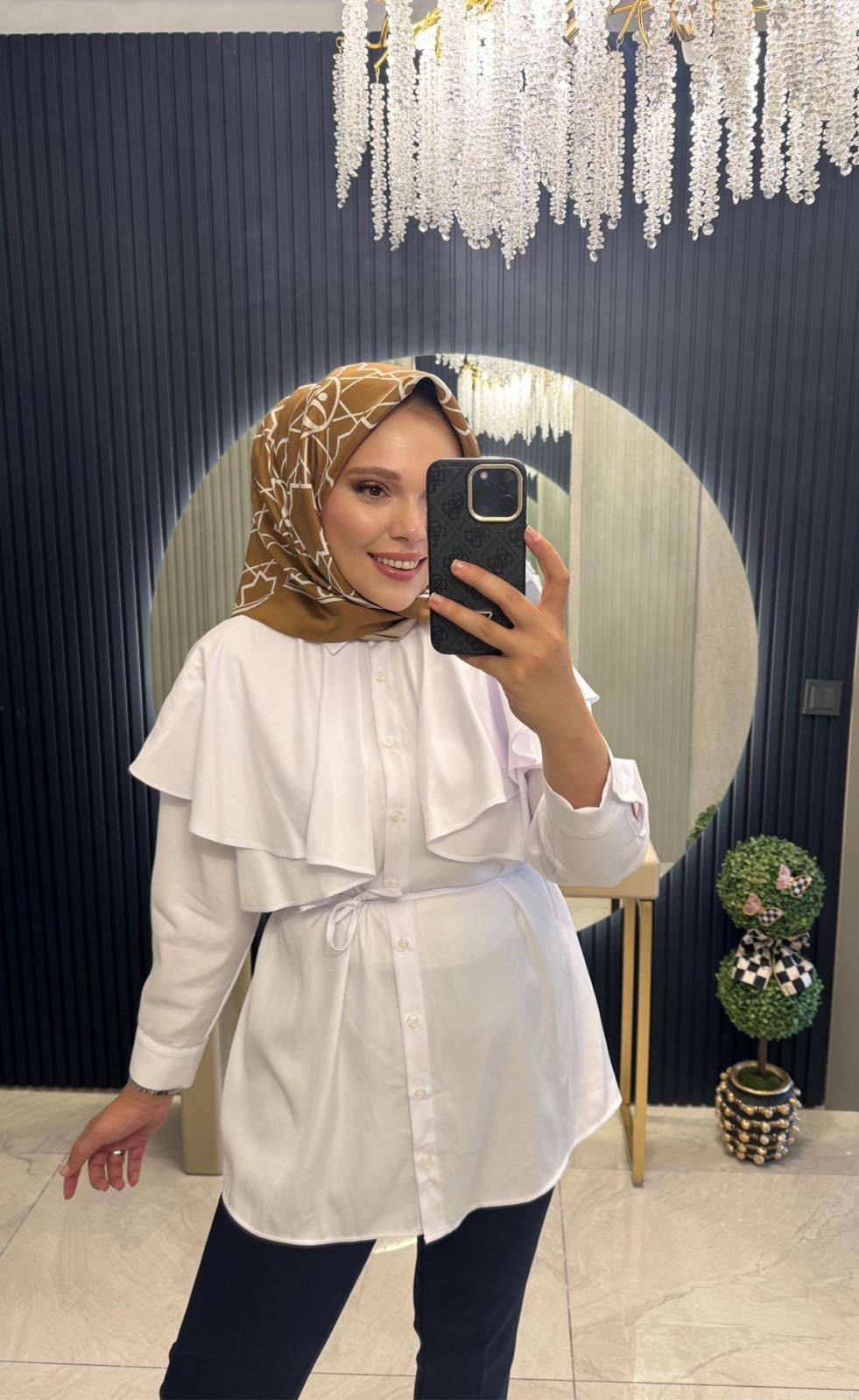 Poplin Gömlek Beyaz
