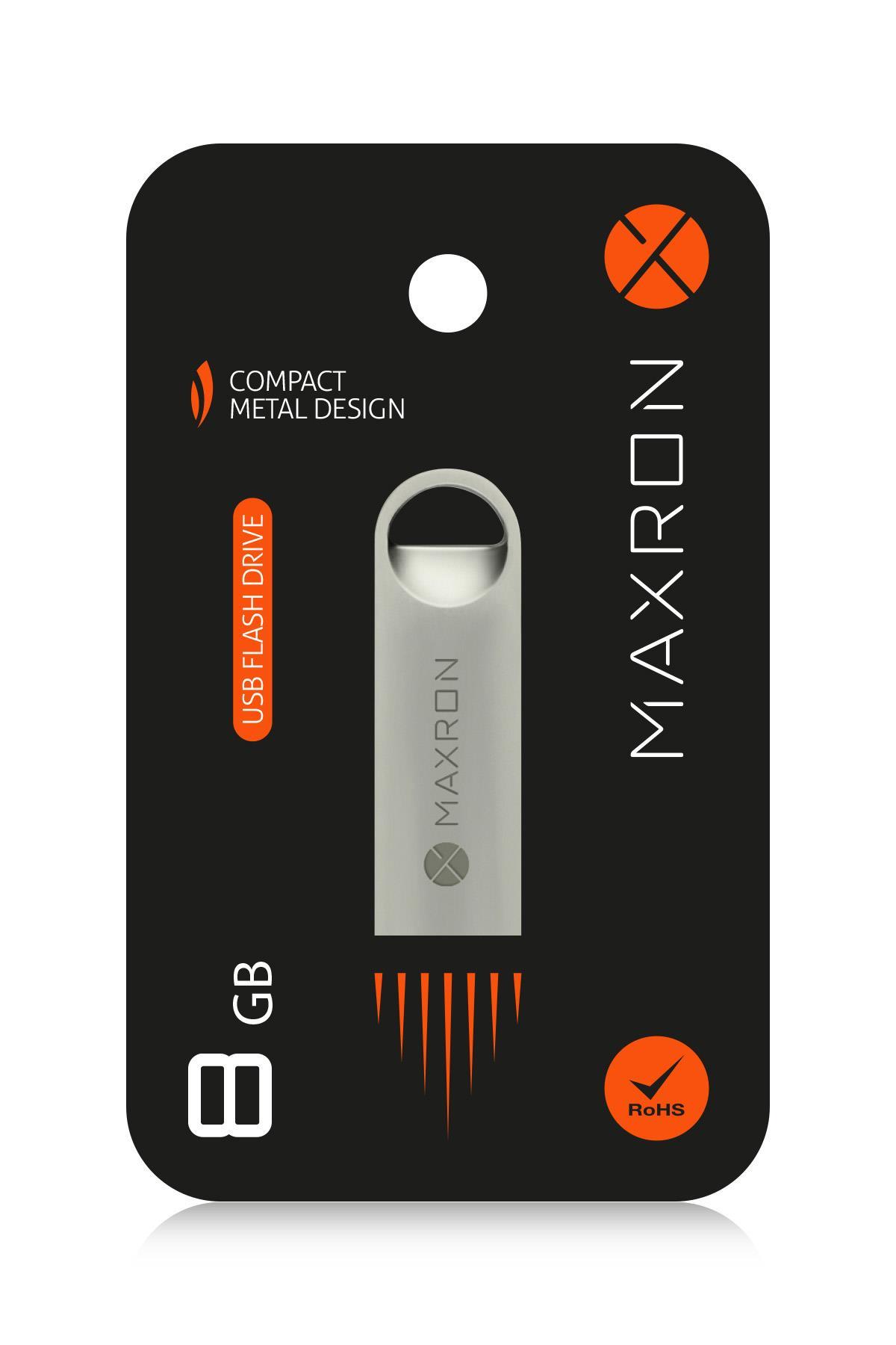 8 GB Flash Bellek Metal Gövde Ömür Boyu Garantili Güvenli Usb Bellek Data Traveler