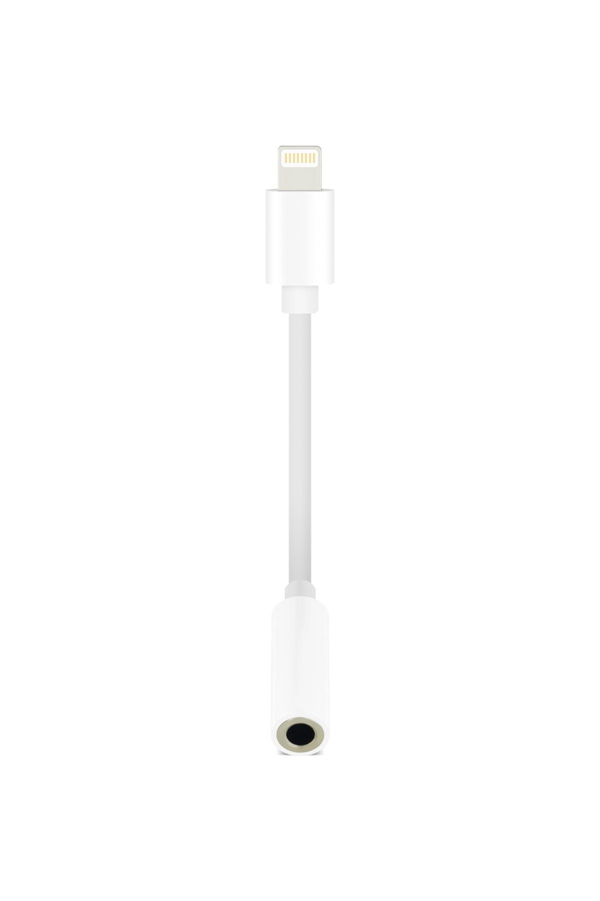 Powerway AC02 Lightning to Aux Dönüştürücü Kulaklık Uyumlu