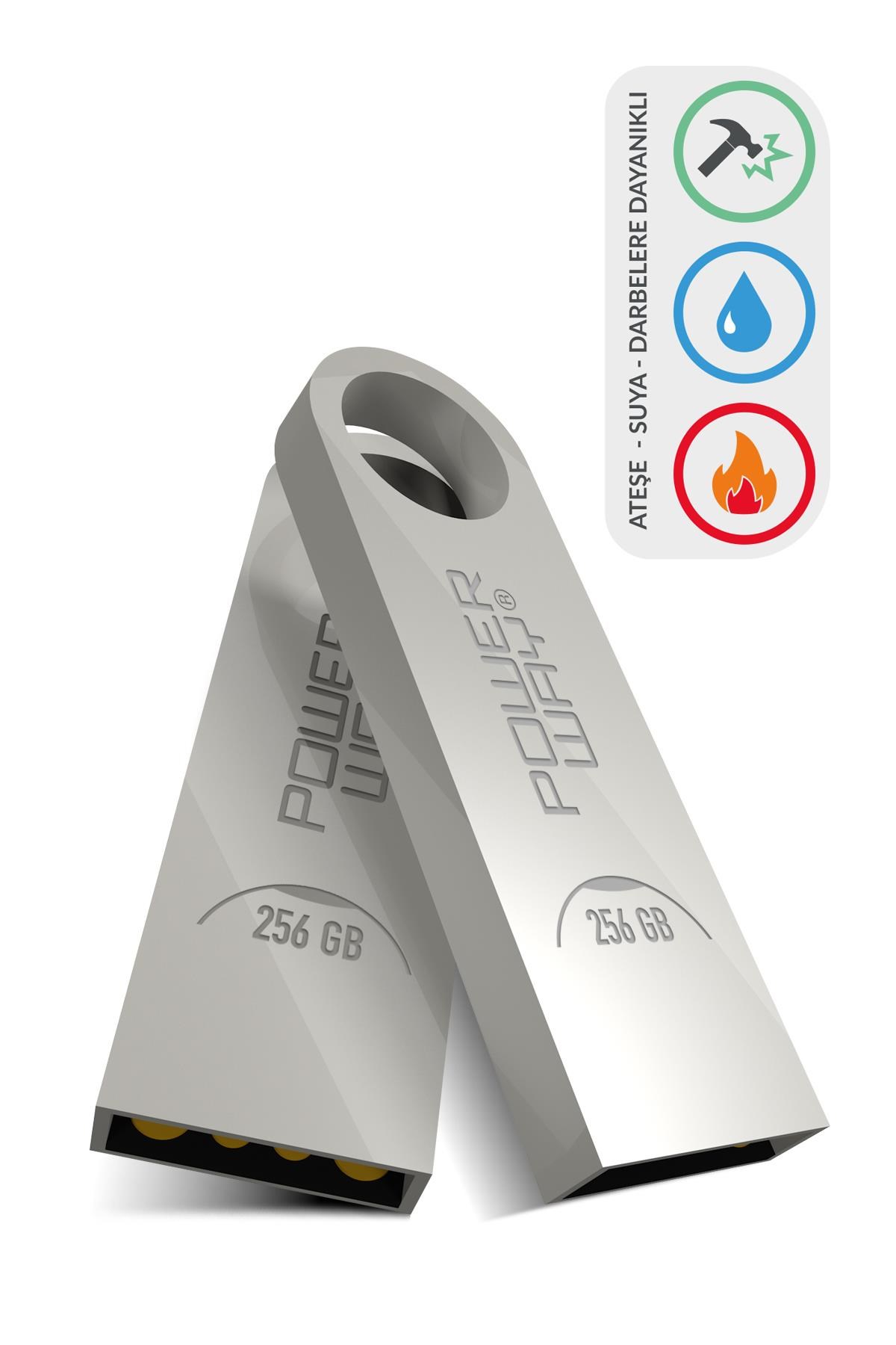 Powerway 256 GB Metal Usb Flash Bellek Usb 2.0 Data Traveler