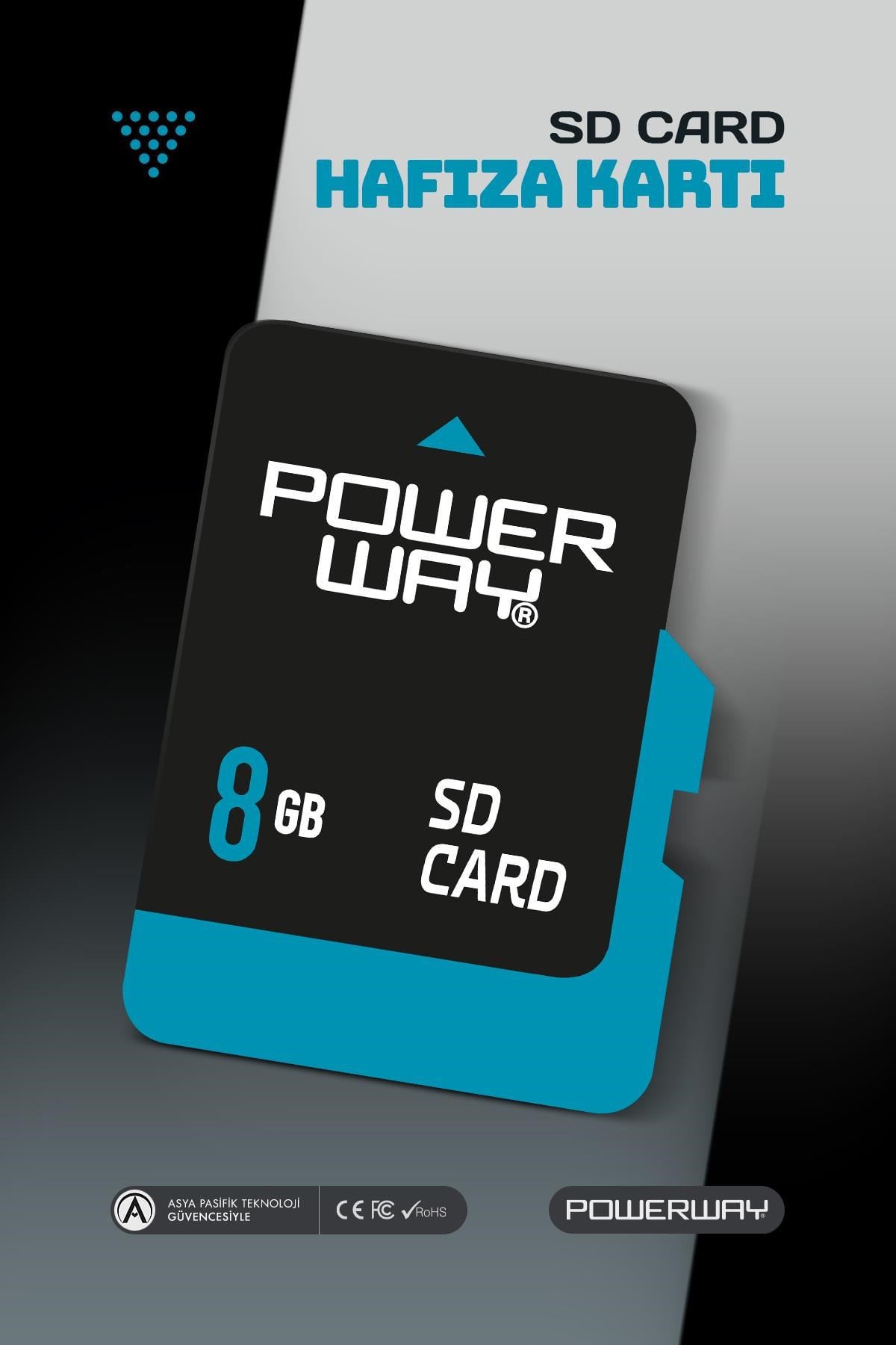 Powerway 8 GB Metal Usb Flash Bellek Usb 2.0 Data Traveler