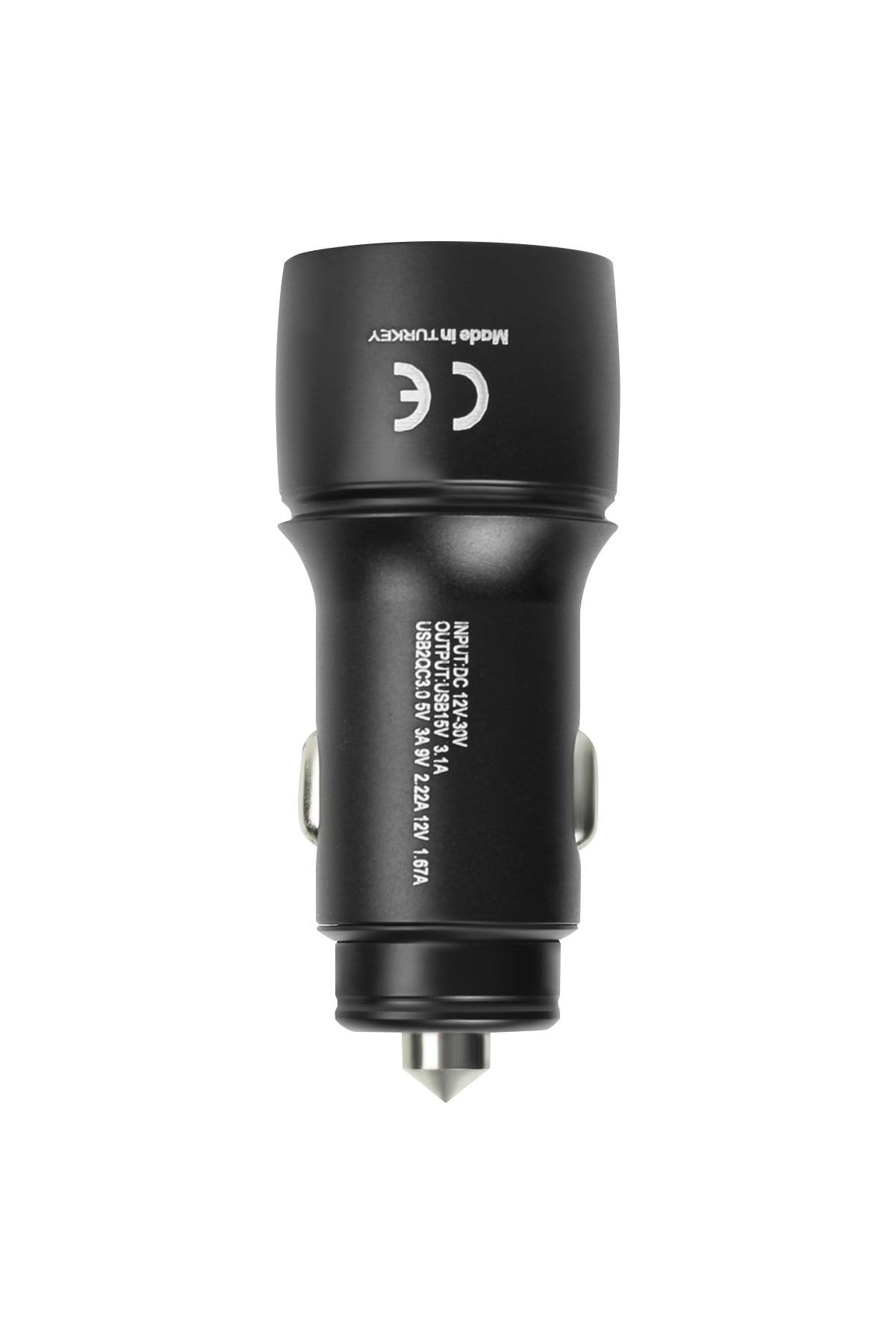 Powerway CC36 Araç İçi Hızlı Şarj Cihazı | 30W PD QC 3.0 Type-C USB Çıkışlı + Type-C Şarj Kablosu