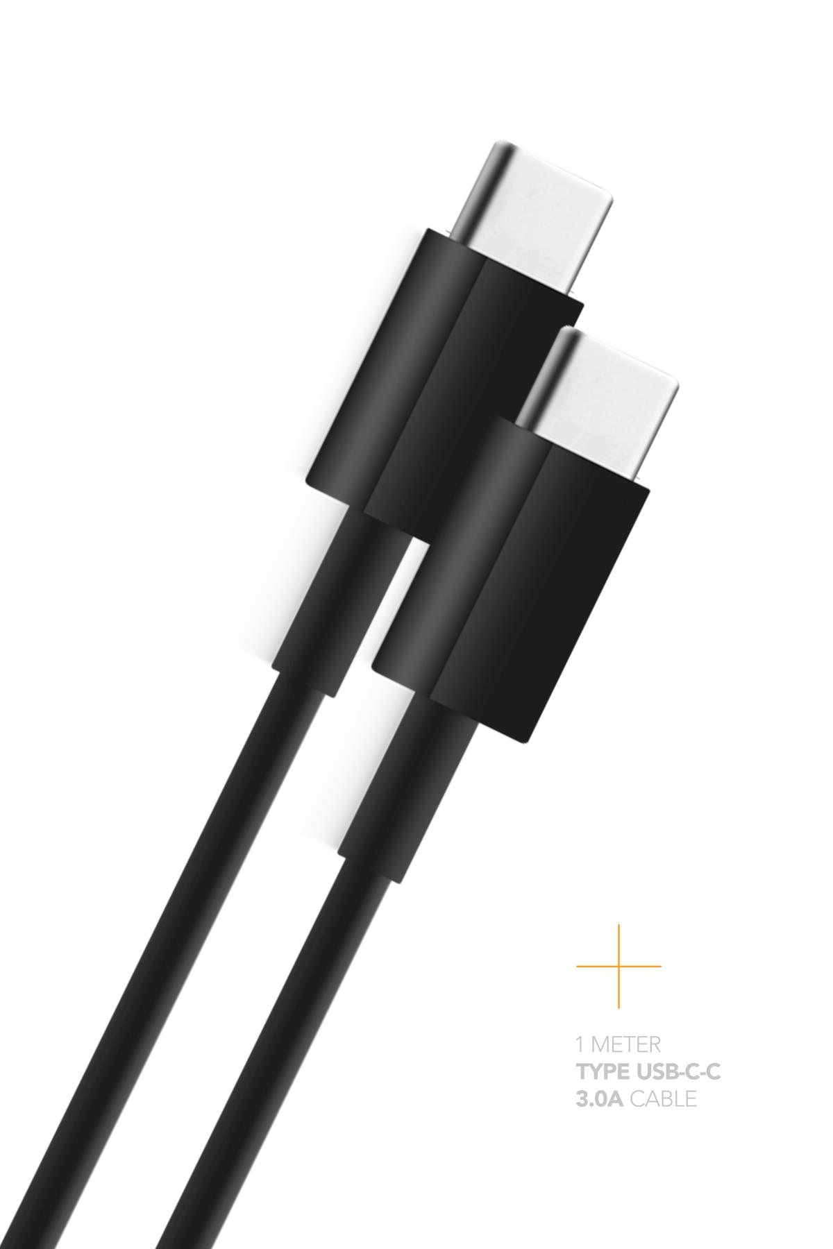 Powerway CC36 Araç İçi Hızlı Şarj Cihazı | 30W PD QC 3.0 Type-C USB Çıkışlı + Type-C Şarj Kablosu