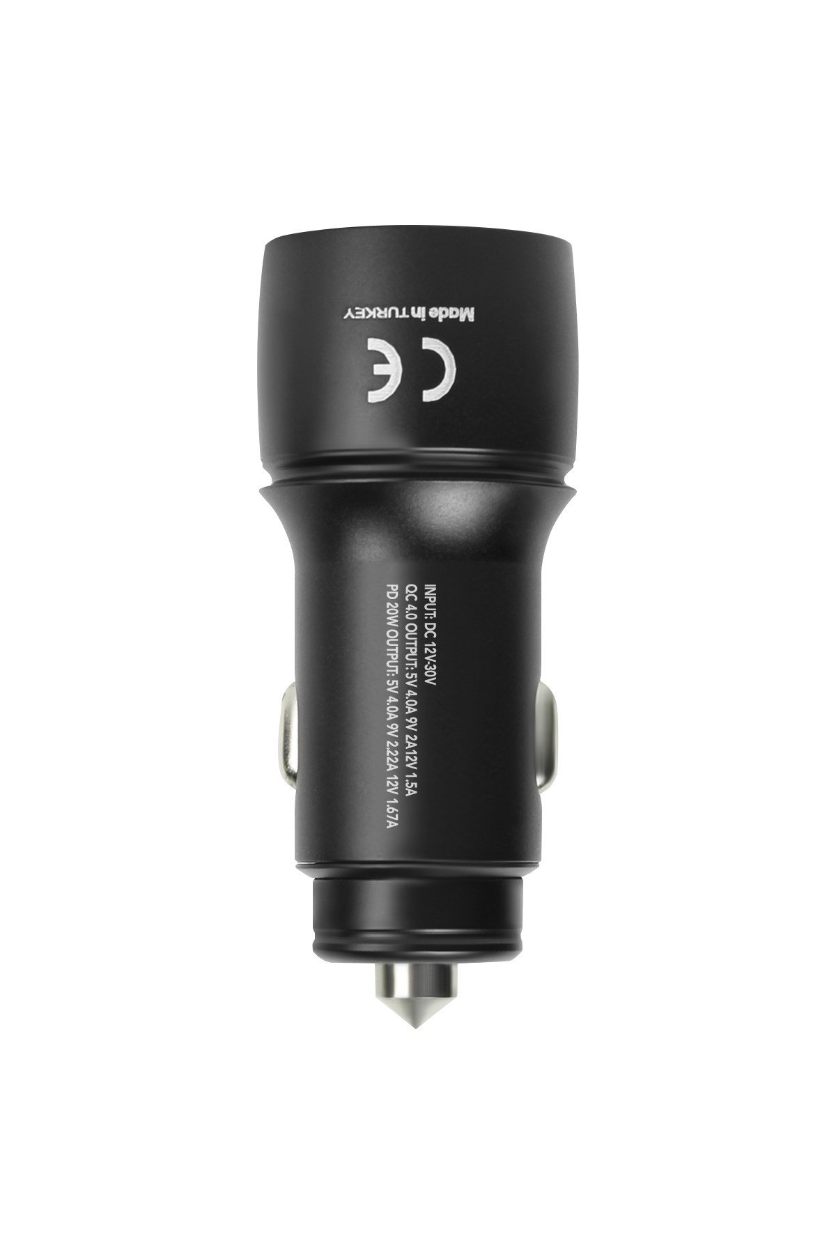 Powerway CC40 PD40W Hızlı Şarj Usb-A ve Type-C Girişli Araç Içi Çakmaklık Şarj Adaptörü