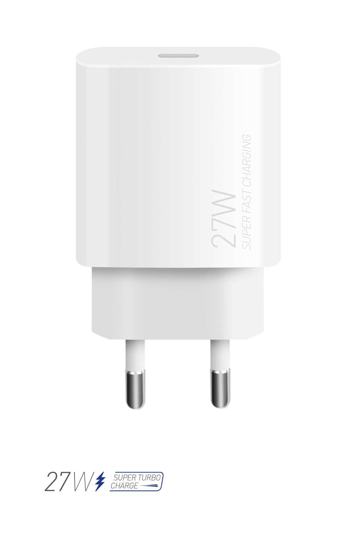 Powerway PD 27W Type-C QC 3.0 Süper Hızlı Şarj Aleti S25 Adaptör