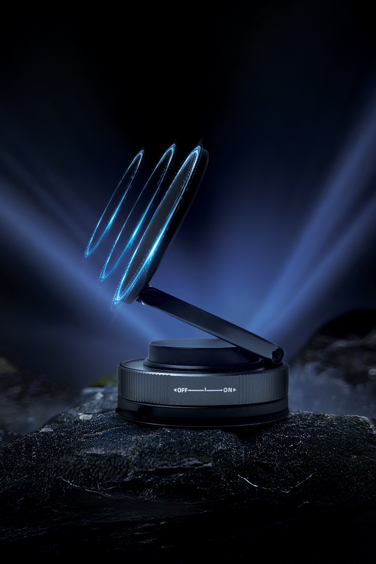 Powerway TT77 Yüksek Kaliteli Manyetik Araç İçi Telefon Tutucu Katlanabilir 360 Derece Açı