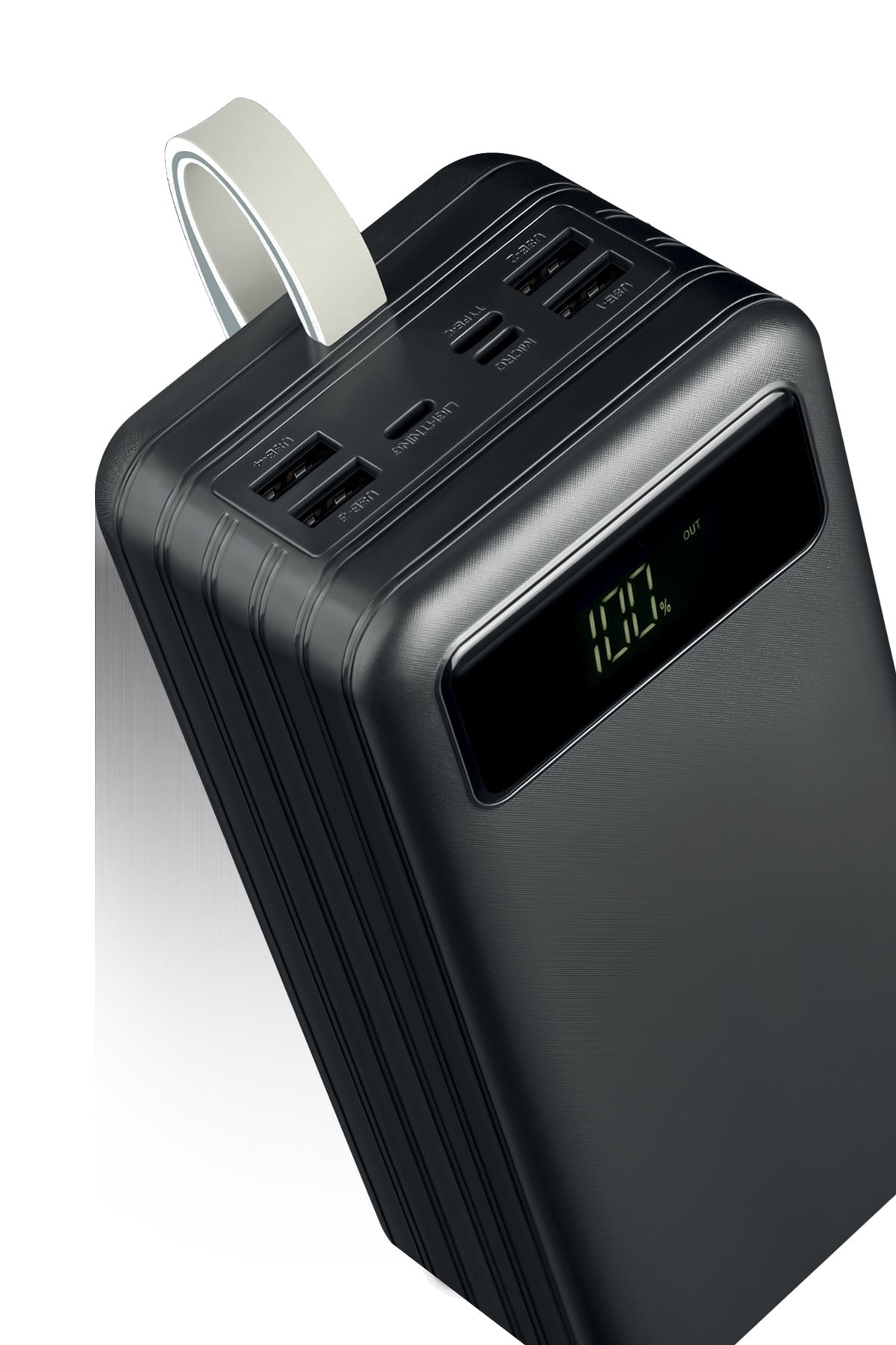 Powerway TX60 Siyah 60.000 mAh Çoklu Çıkış Dijital Göstergeli Ekstra Kablolu Powerbank