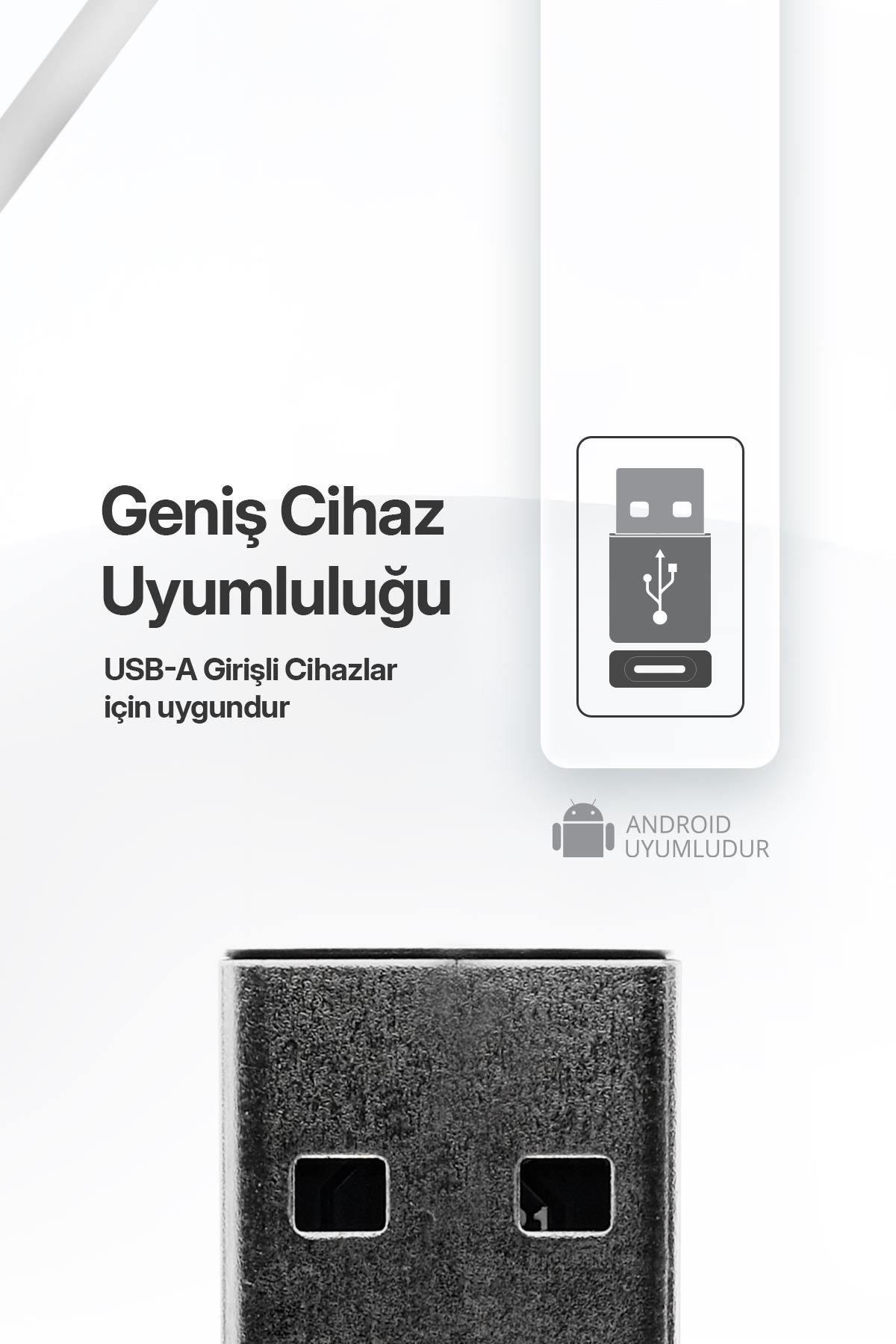 Powerway USB to Type-C 3.1 (YÜKSEK HIZLI) Veri Aktarımı Otg Çevirici Dönüştürücü Adaptör