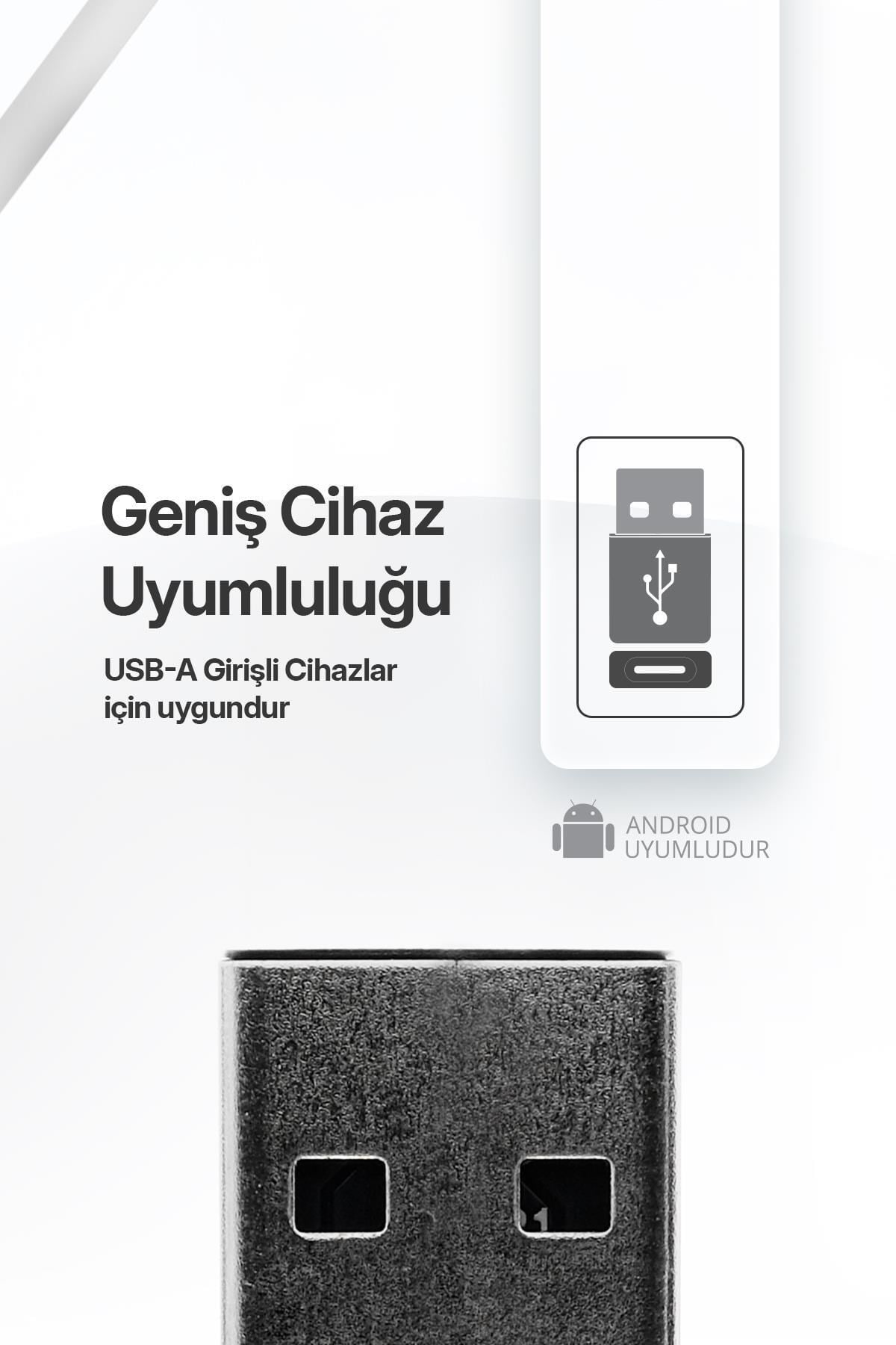 Powerway USB to Type-C 3.1 (YÜKSEK HIZLI) Veri Aktarımı Otg Çevirici Dönüştürücü Adaptör