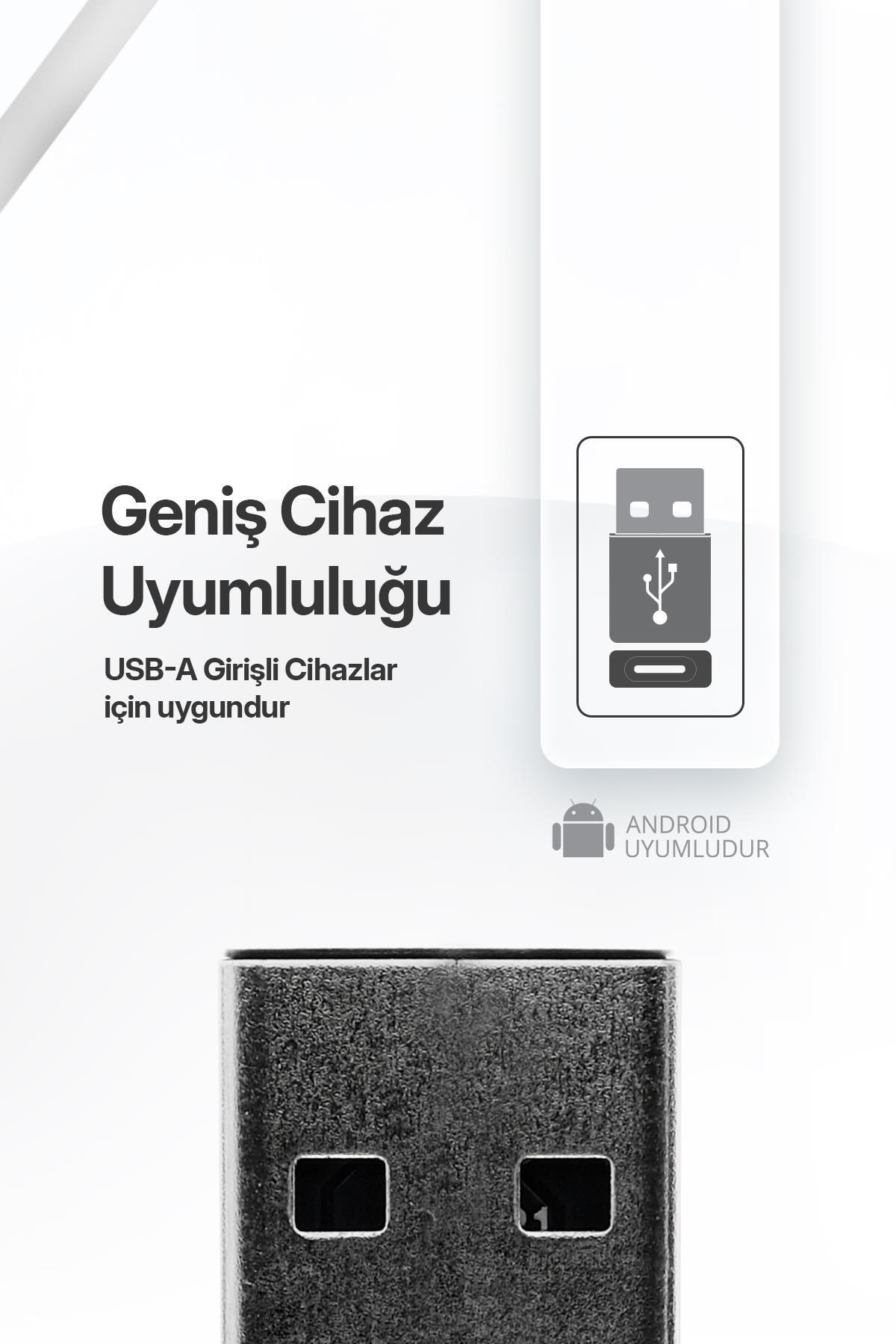 Powerway USB to Type-C 3.1 (YÜKSEK HIZLI) Veri Aktarımı Otg Çevirici Dönüştürücü Adaptör