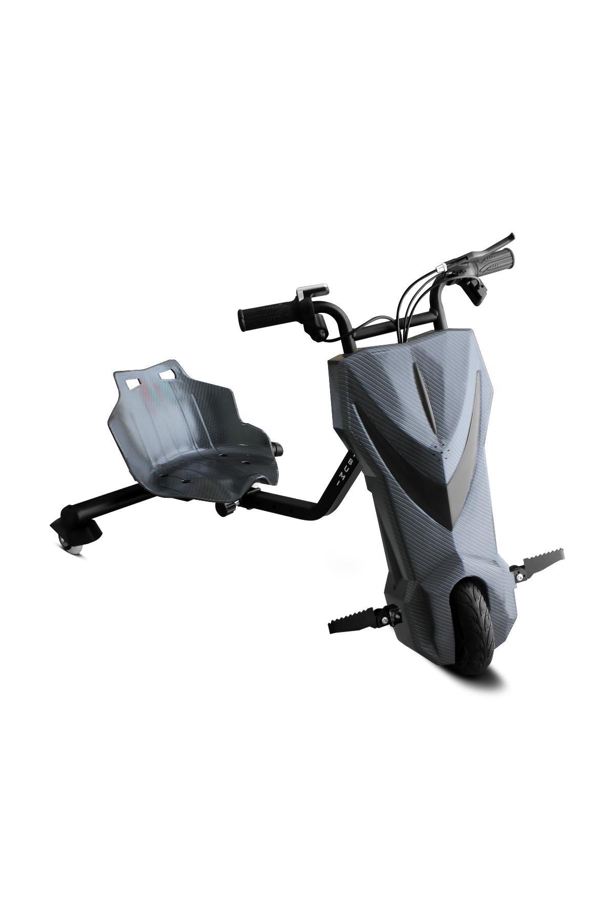 Shibumi Elektrikli Drift Scooter 350 Watt 3 Tekerlekli Kaykay Siyah