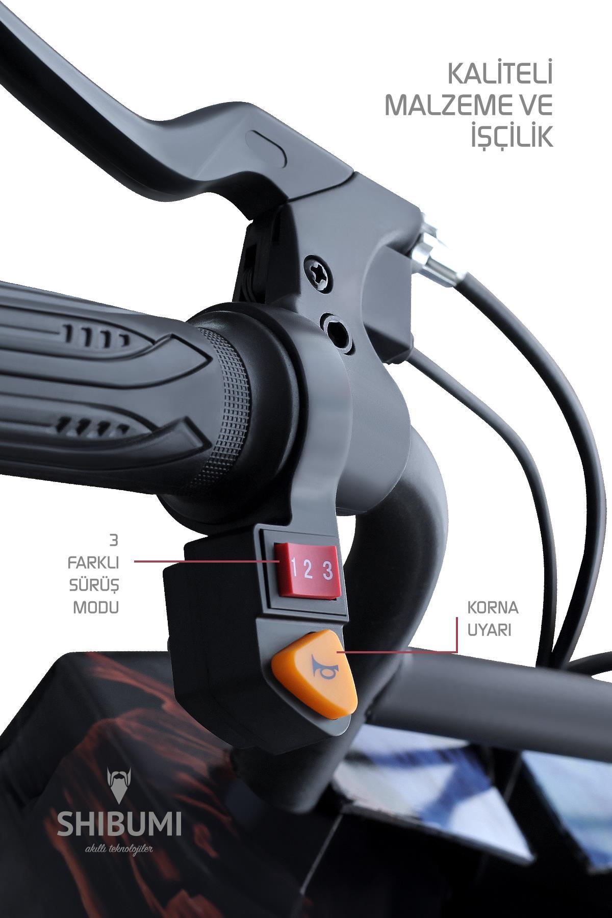 Shibumi Elektrikli Drift Scooter 350 Watt 3 Tekerlekli Kaykay Yeşil