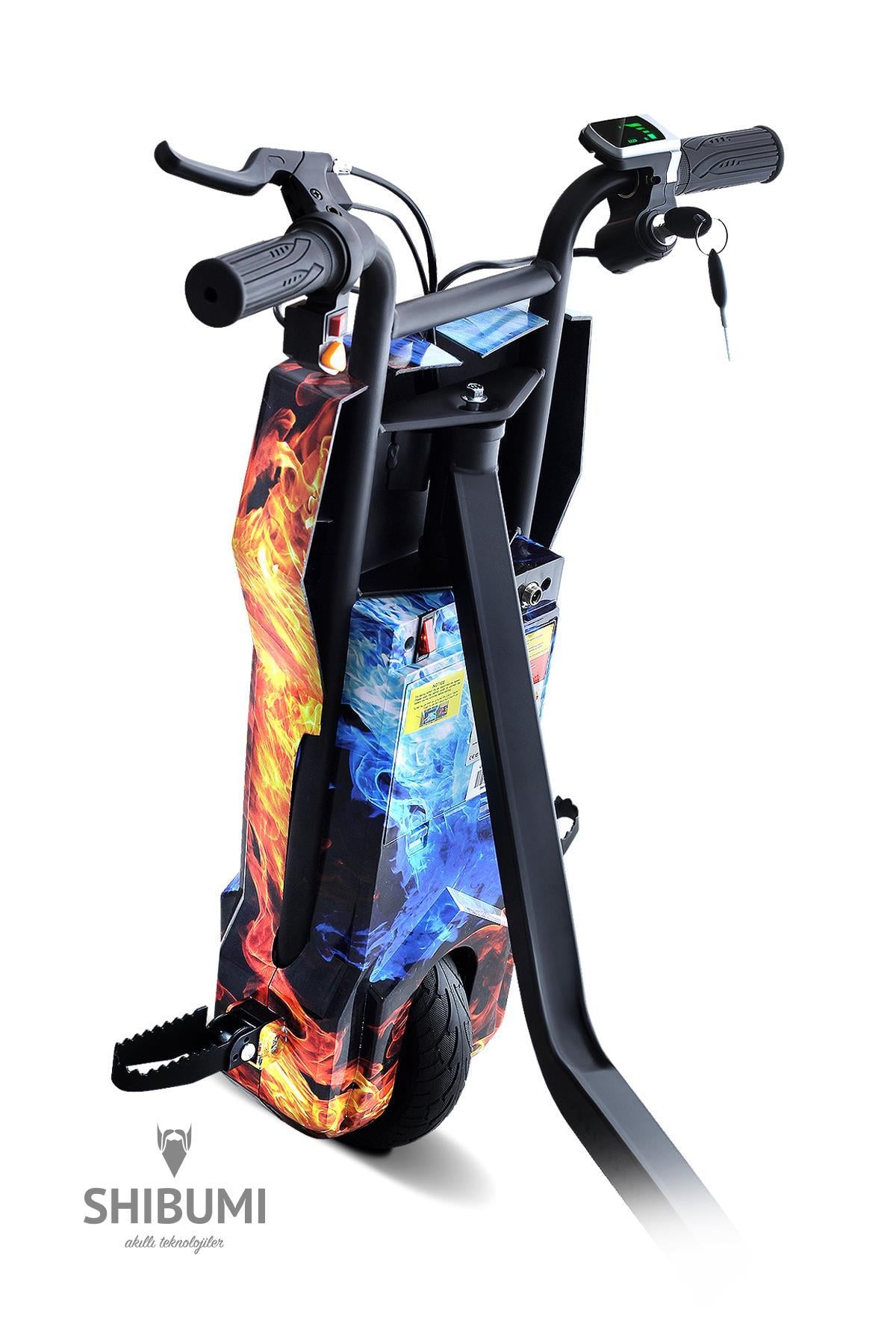 Shibumi Elektrikli Drift Scooter 350 Watt 3 Tekerlekli Kaykay Pembe