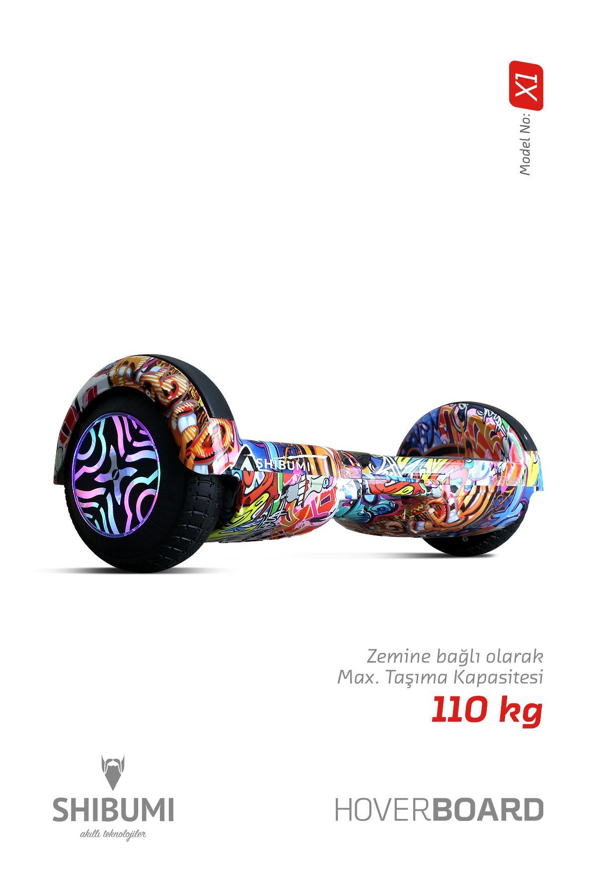Shibumi Elektrikli Kaykay Hoverboard 350 Watt Grafiti Garantili Lityum Pil