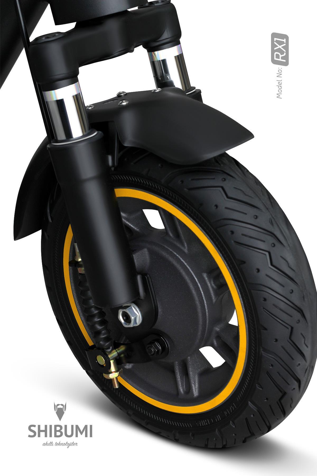 Shibumi Kick Elektrikli Scooter 800 Watt 40 Km Amortisörlü Güçlü Tork Garantili Lityum Pil